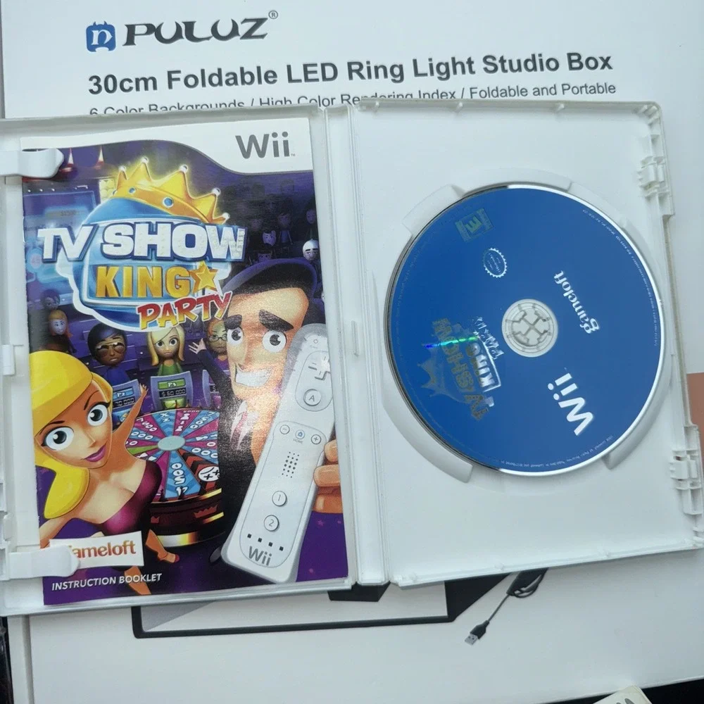 Nintendo Wii Tv Show King Party With Manual And An Excellent Condition‎